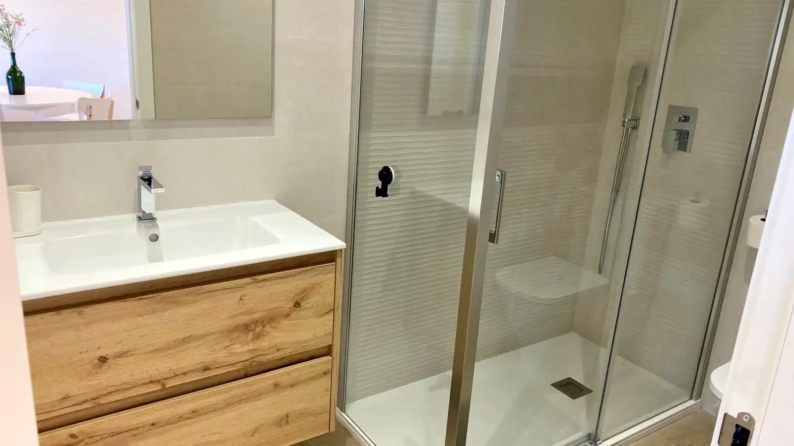Baño de Apartamento en venta en Dénia con Aire acondicionado, Calefacción y Terraza