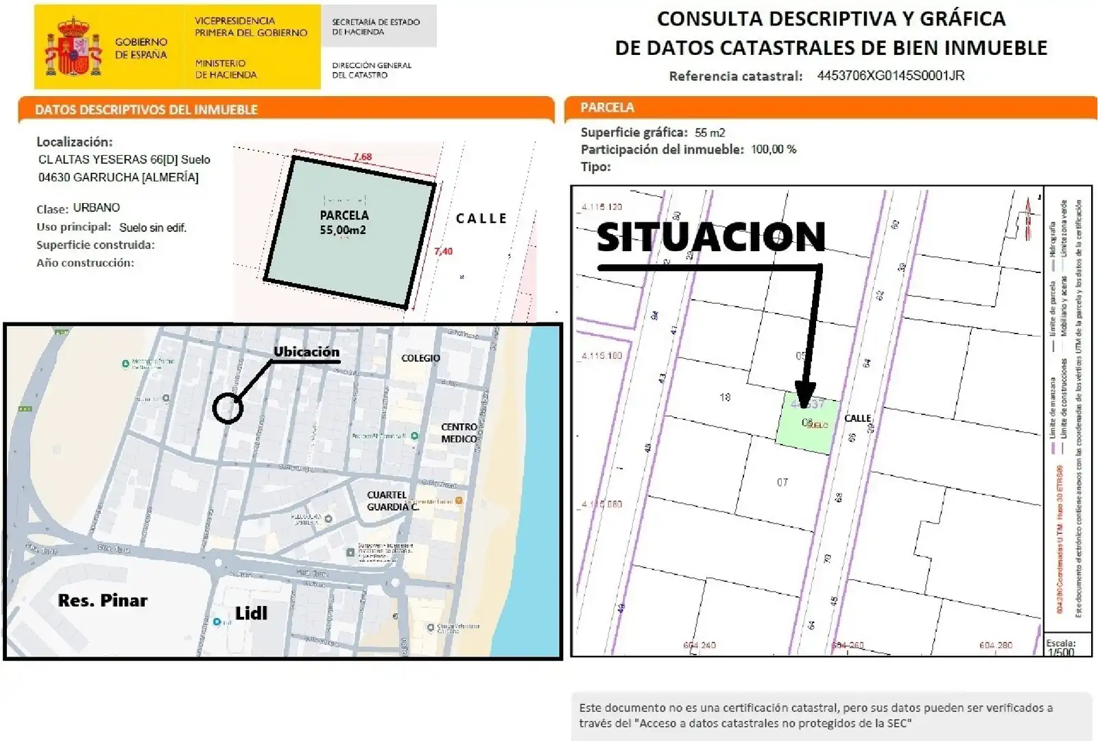 Residencial en venta en Playa de Garrucha