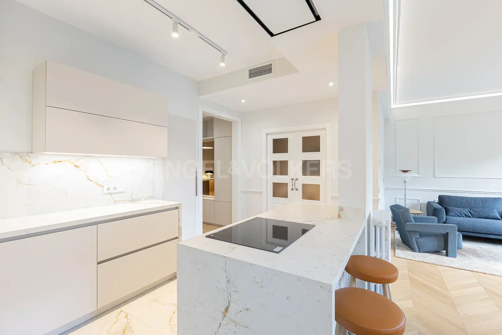 Kitchen of Flat for rent in Barcelona  with Air Conditioner, Heating and Parquet flooring
