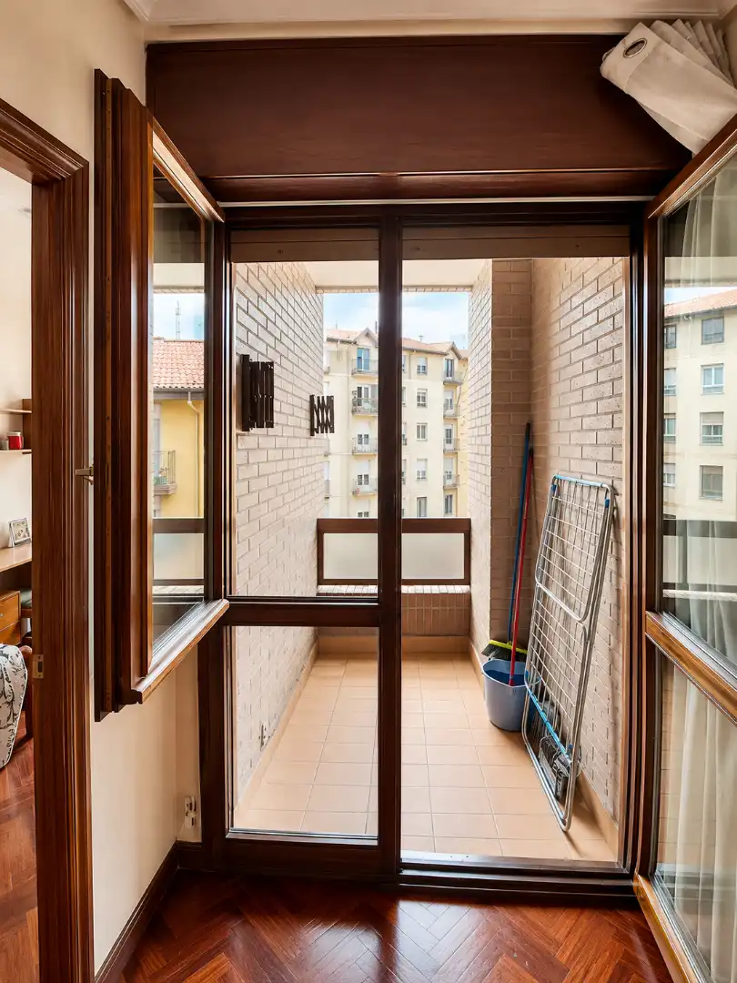 Terraza de Piso de alquiler en Santander con Calefacción, Trastero y Amueblado