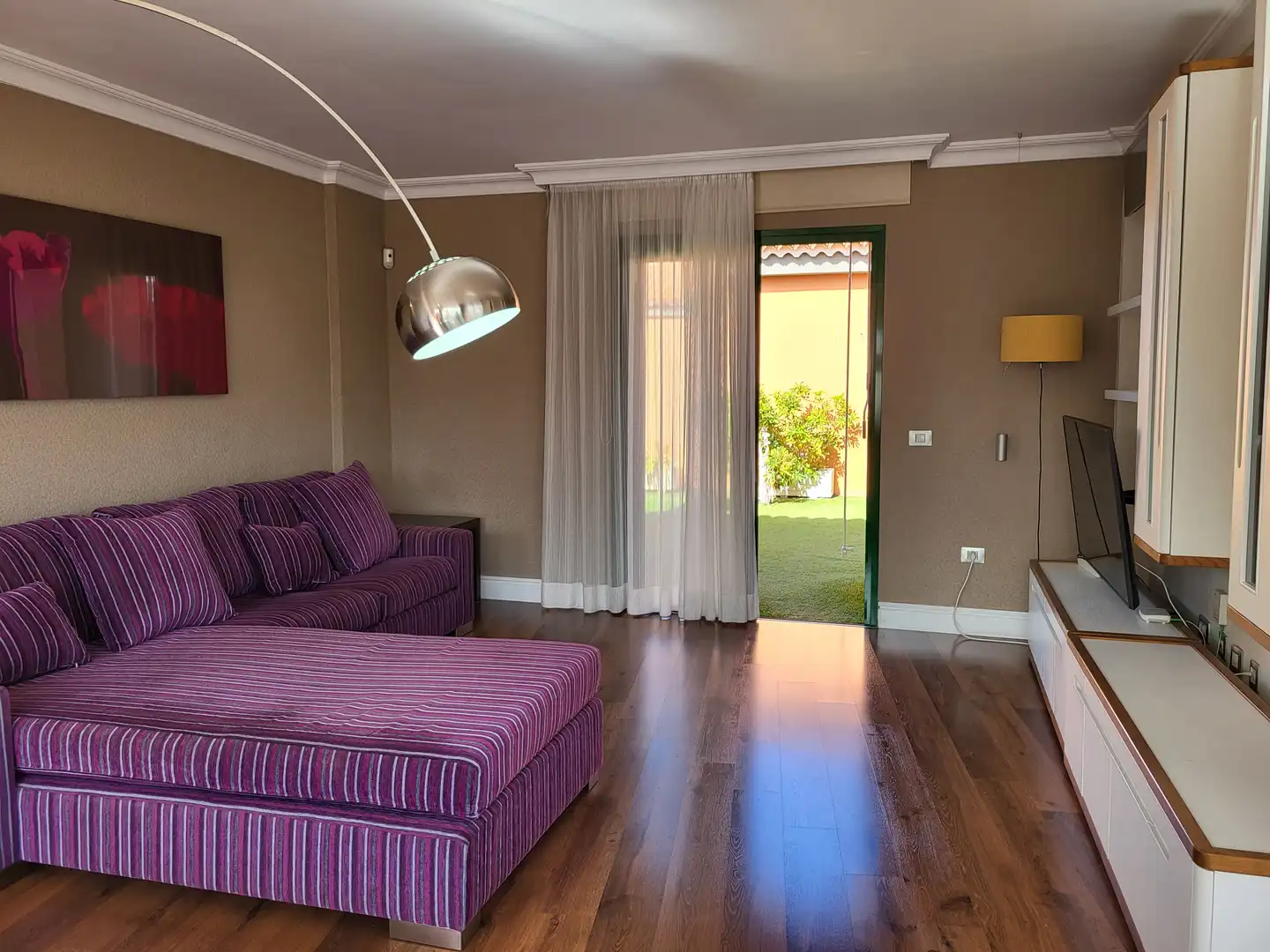 Sala de estar de Ático de alquiler en Puerto de la Cruz con Aire acondicionado, Terraza y Trastero