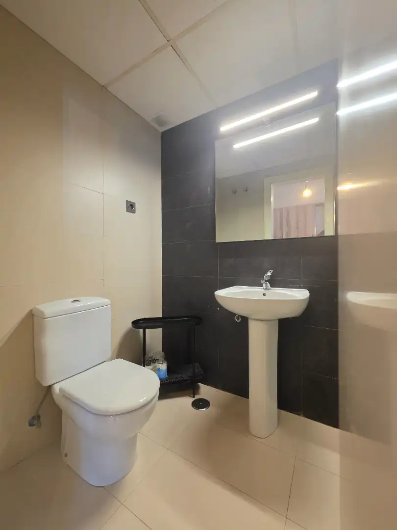 Bathroom of Flat for rent in Madrid  with Air Conditioner, Heating and Furnished