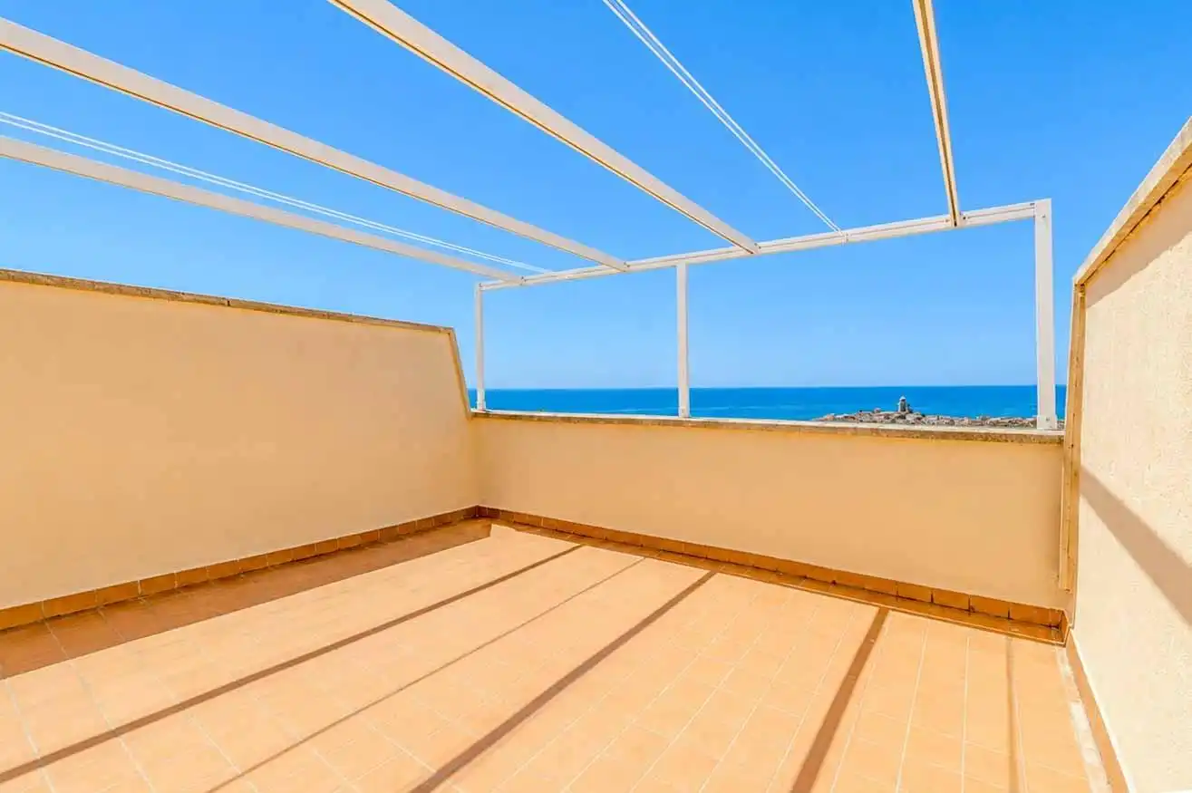 Terrace of Flat for sale in Sitges  with Air Conditioner, Heating and Parquet flooring