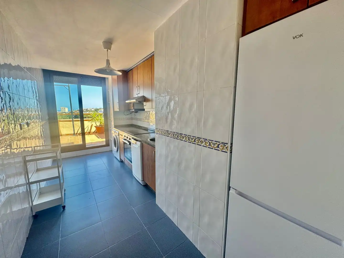 Kitchen of Apartments for rent in Benalmádena  with Air Conditioner, Furnished and Pets allowed