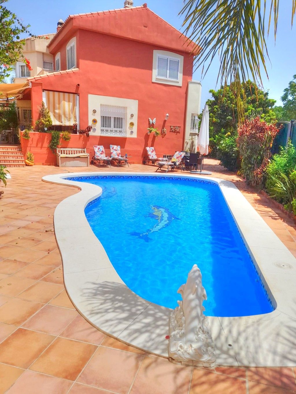 Piscina de Casa o xalet en venda en Vélez-Málaga amb Aire condicionat, Jardí privat i Terrassa