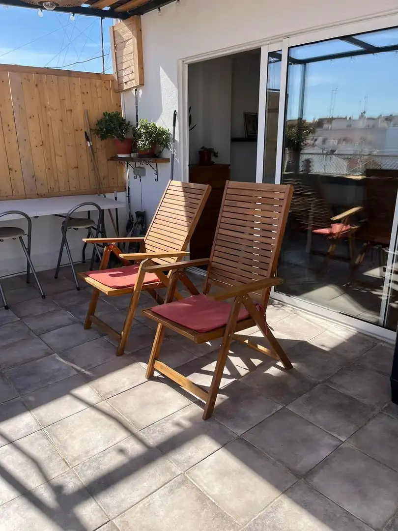 Terraza de Piso de alquiler en Mislata con Aire acondicionado, Terraza y Amueblado