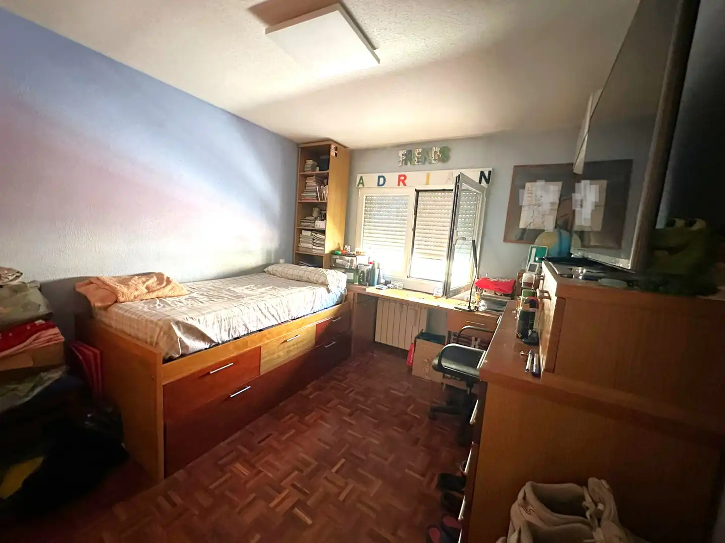 Schlafzimmer von Wohnung zum Verkauf in Madrid mit Klimaanlage, Heizung und Terrasse