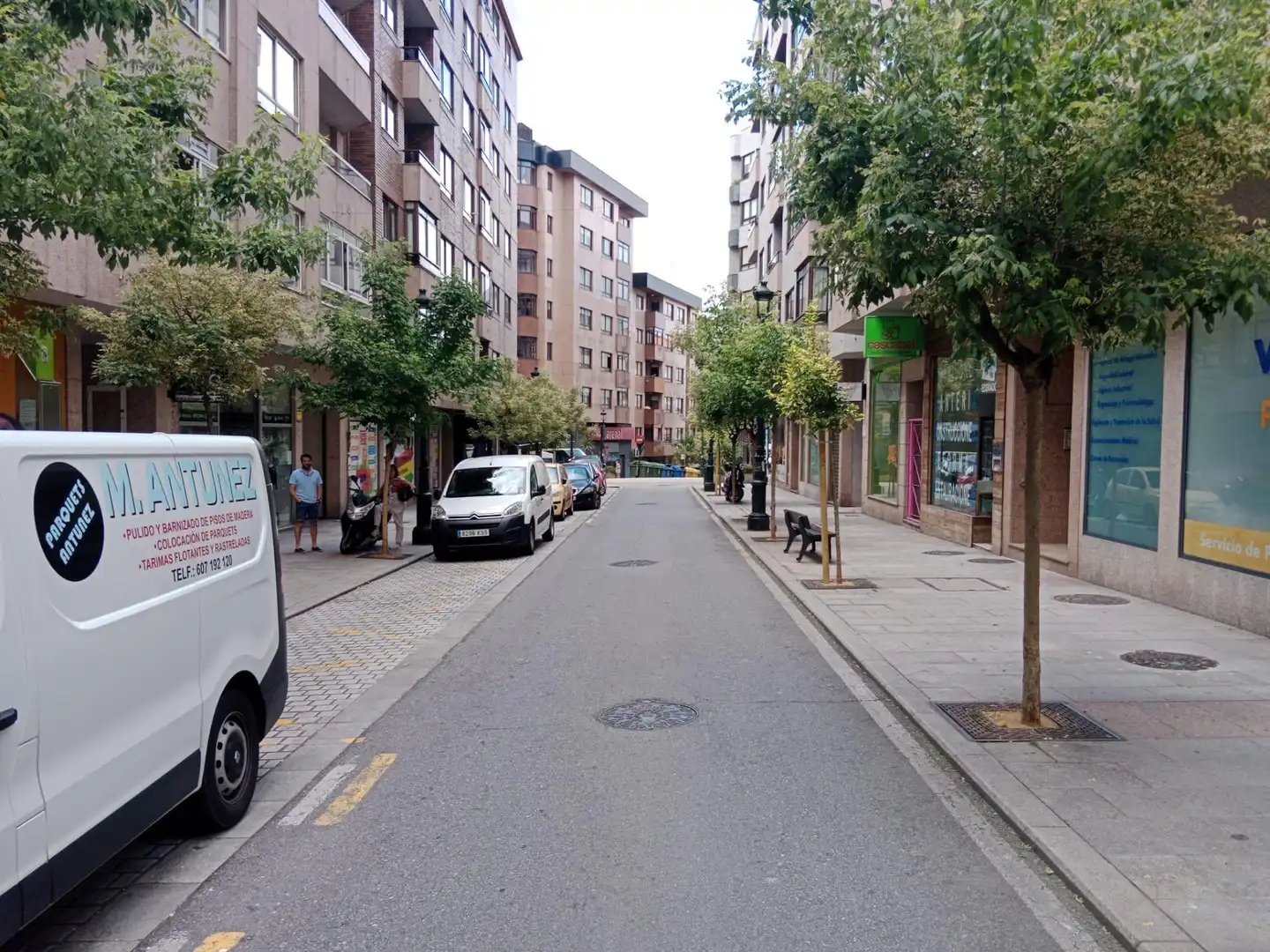 Vista exterior de Garaje de alquiler en Vigo 