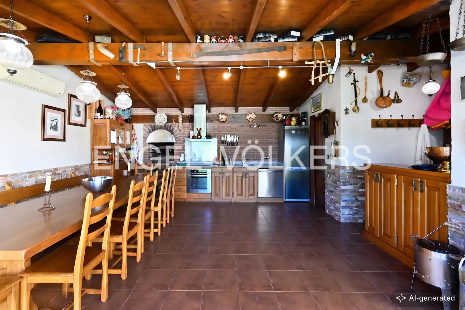 Cocina de Casa o chalet en venta en Santa Cruz de Bezana con Aire acondicionado, Calefacción y Jardín privado