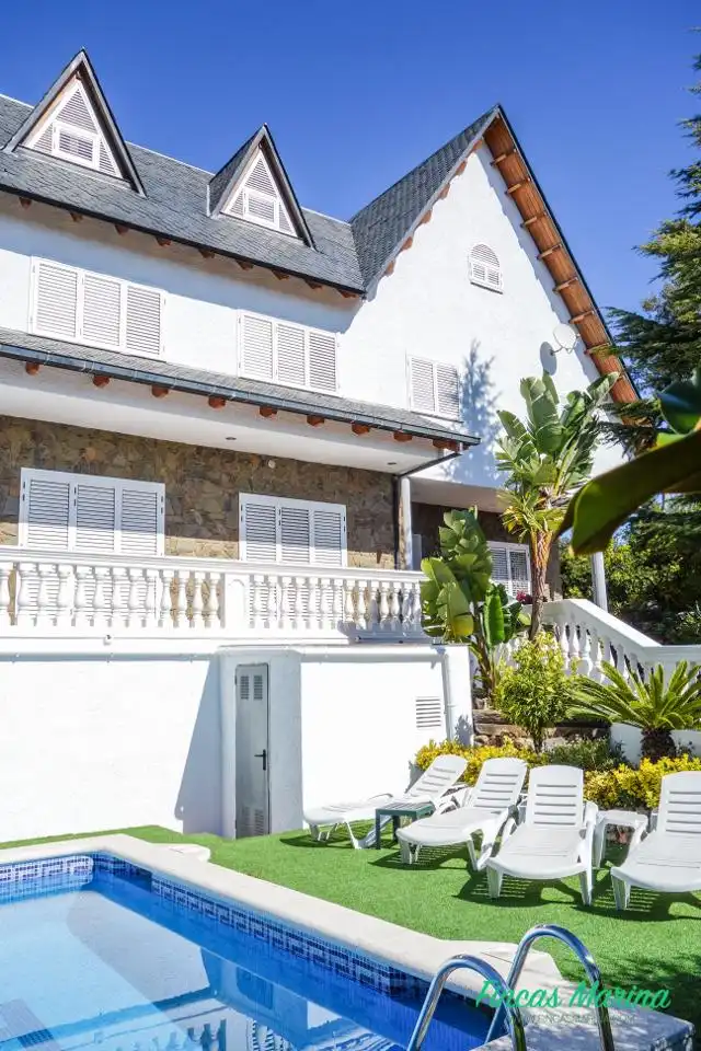 Exterior view of Houses for sale in Gavà  with Heating, Private garden and Parquet flooring