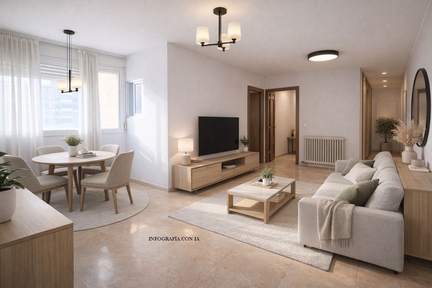 Living room of Flat for sale in Móstoles  with Heating