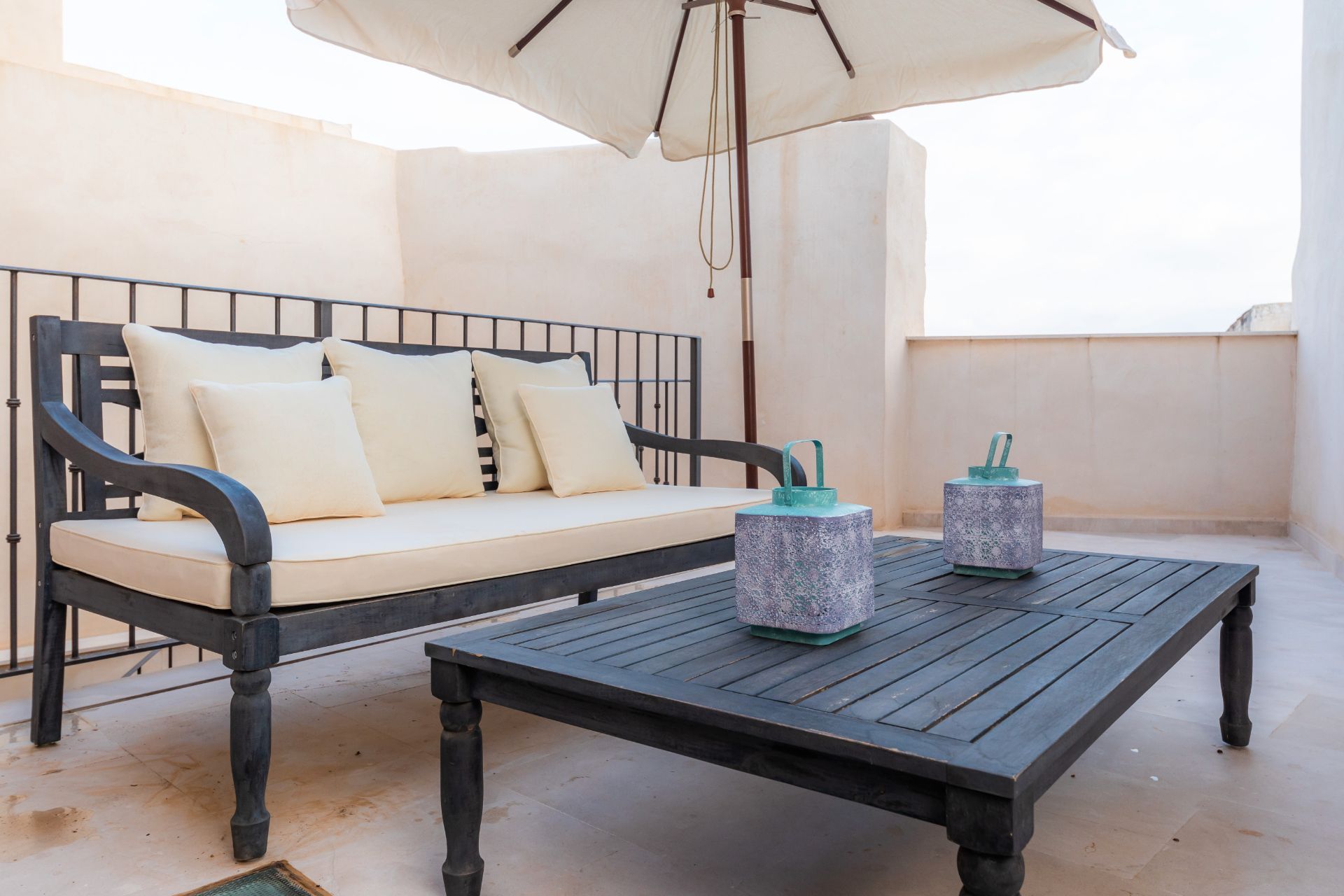 Terrasse von Einfamilien-Reihenhaus miete in Artà mit Klimaanlage, Heizung und Terrasse