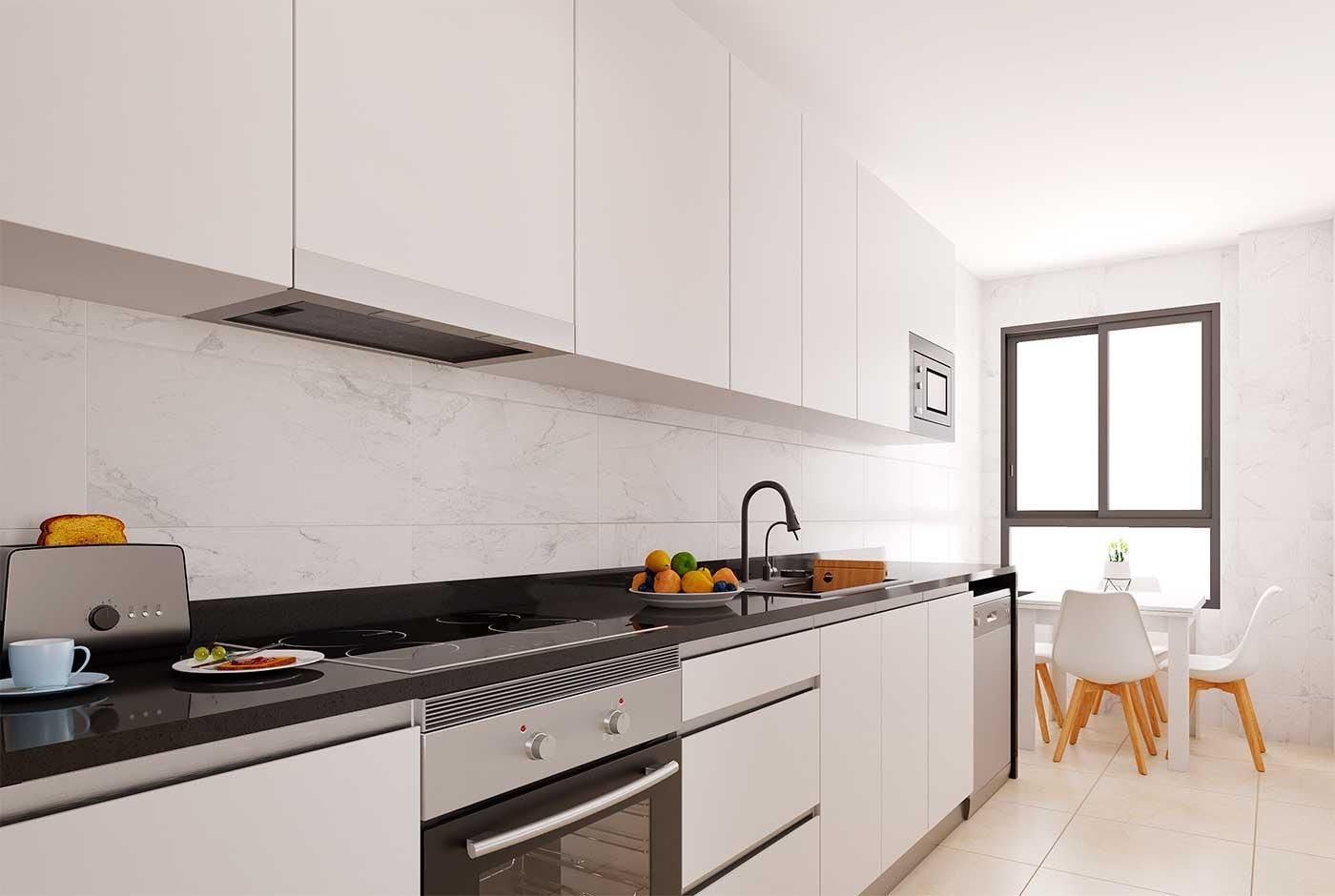 Kitchen of Flat for sale in Castellón de la Plana / Castelló de la Plana  with Heating, Private garden and Terrace