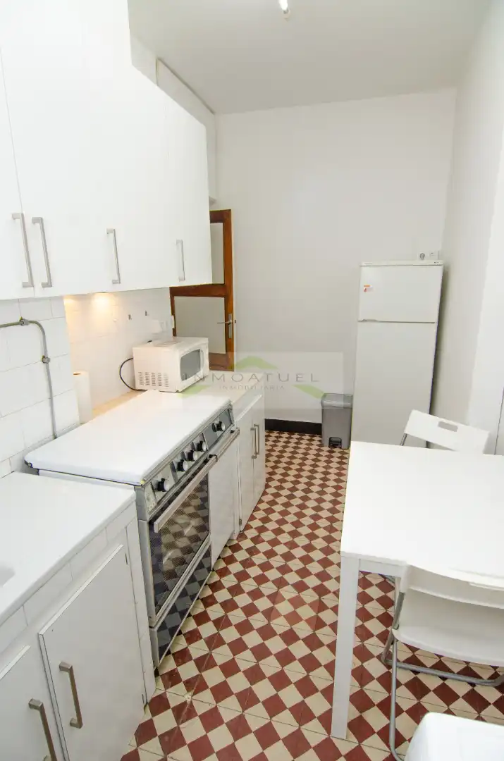 Kitchen of Flat for rent in A Coruña Capital   with Furnished, Oven and Washing machine