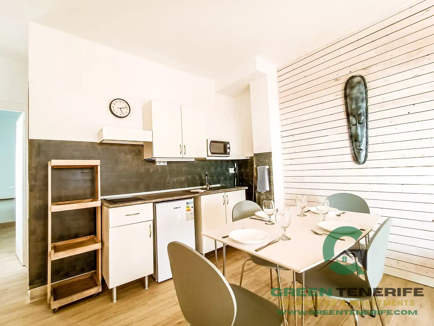 Kitchen of Flat for rent in Guía de Isora  with Terrace and Furnished