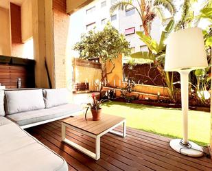 Terrace of Flat for sale in Sitges  with Air Conditioner, Heating and Private garden