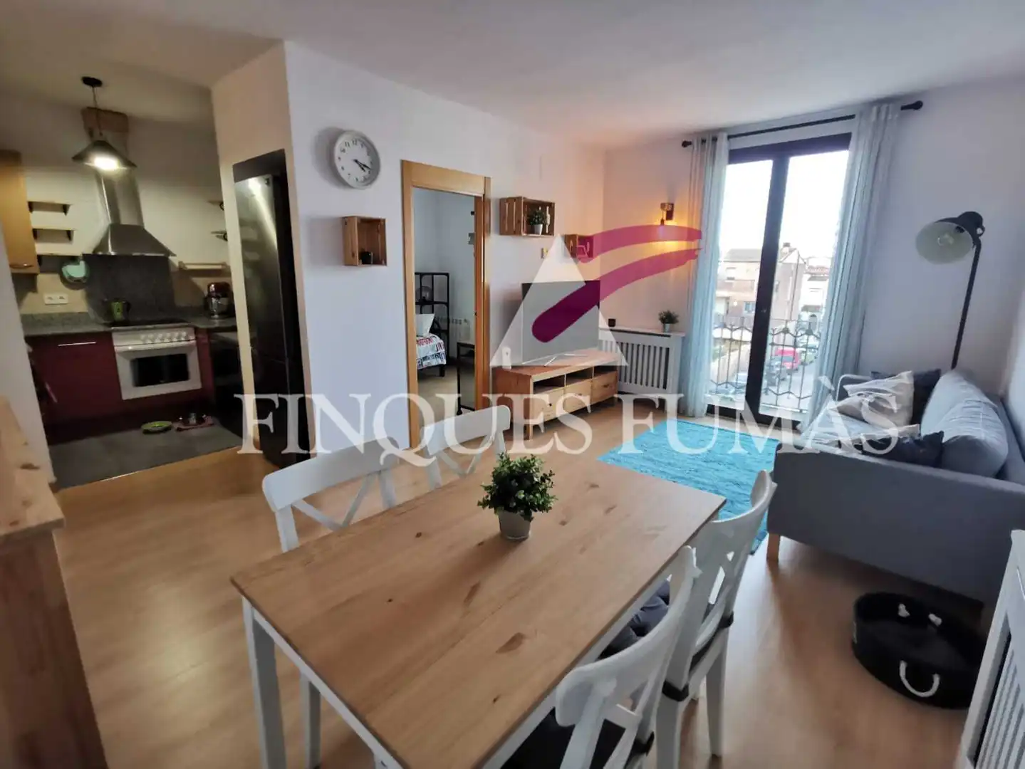 Wohnzimmer von Wohnung zur Miete in Sant Guim de Freixenet mit Heizung, Parkett und Möbliert