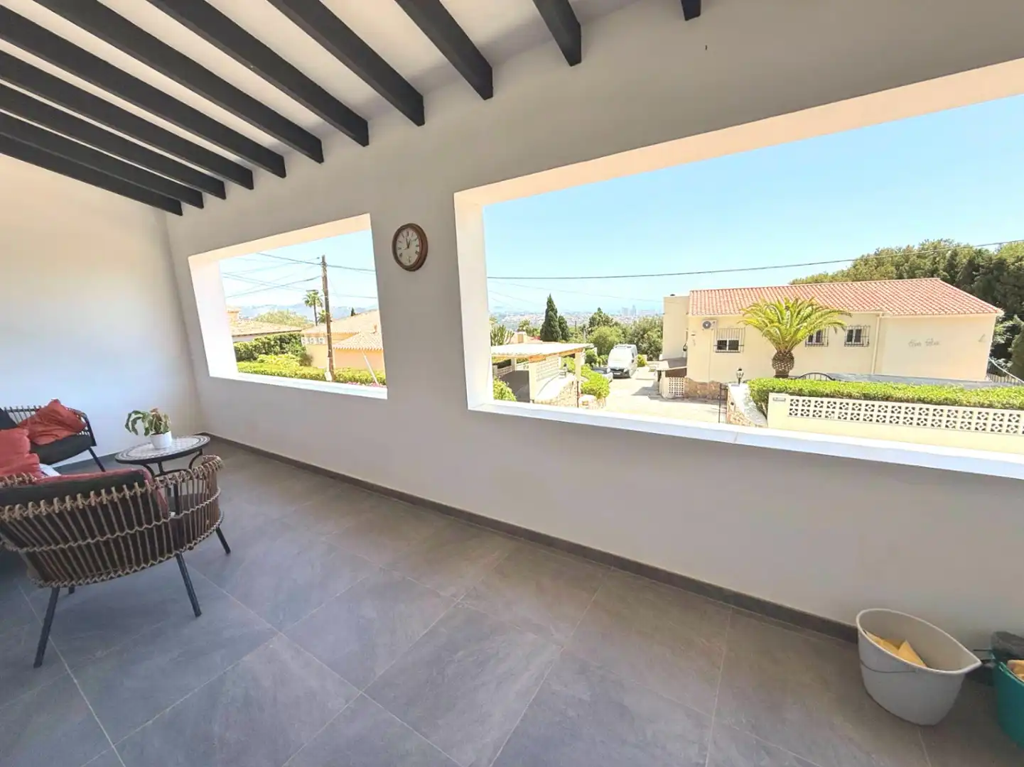 Terraza de Casa o chalet en venta en Calpe / Calp con Aire acondicionado y Piscina