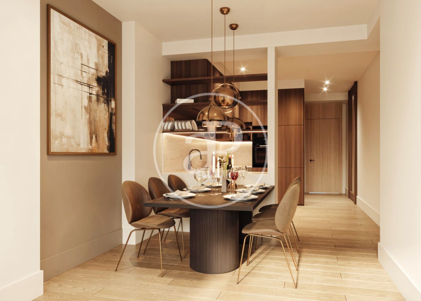 Menjador de Pis en venda en  Barcelona Capital amb Aire condicionat, Calefacció i Traster