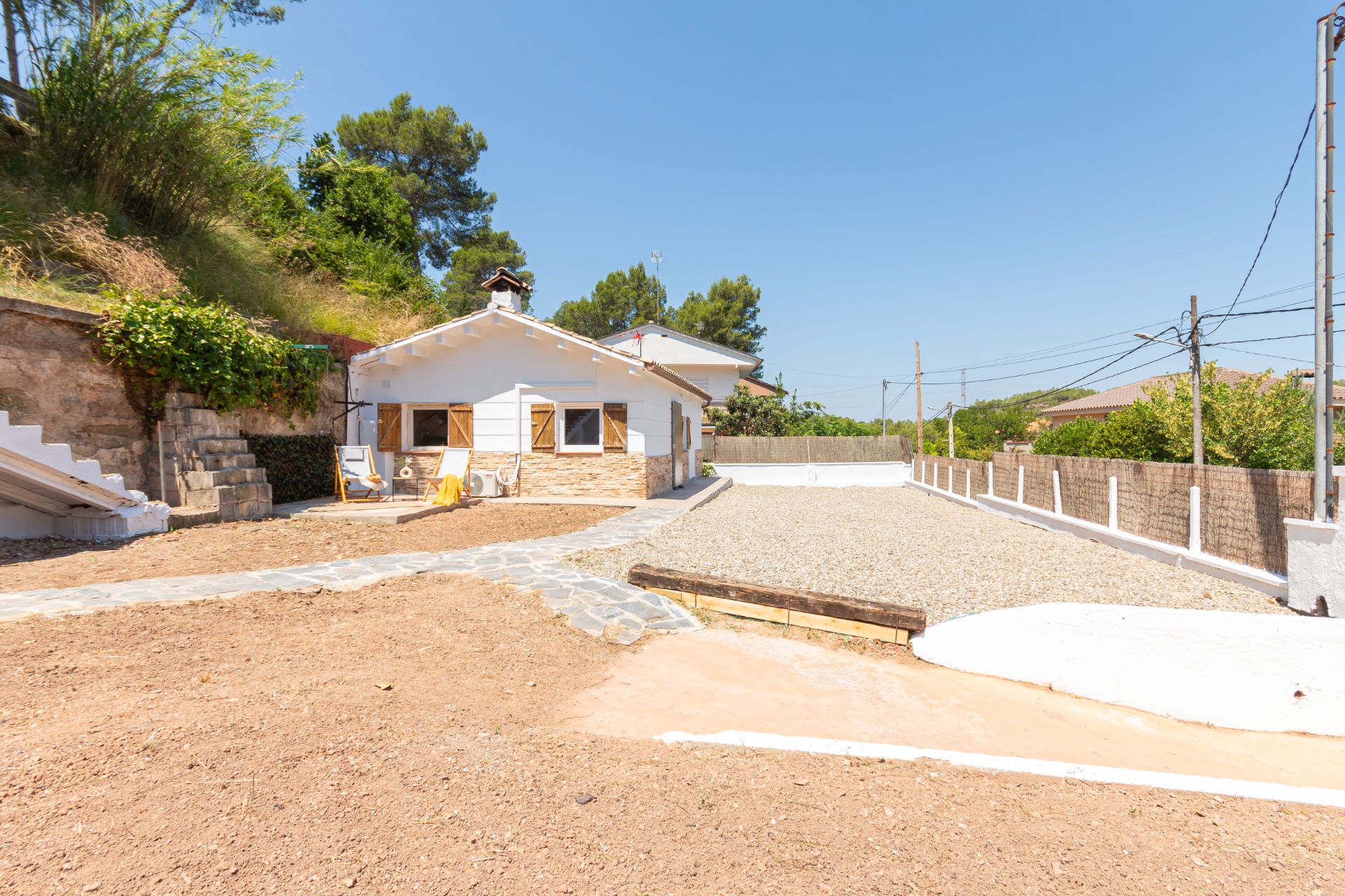 Außenansicht von Country house zum verkauf in Vacarisses mit Klimaanlage, Privatgarten und Ofen