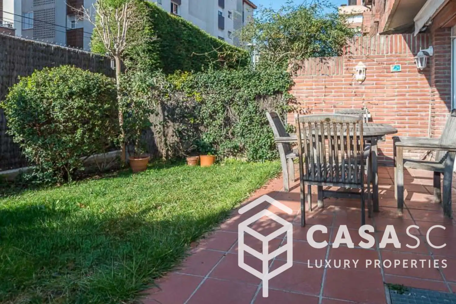 Terraza de Casa adosada de alquiler en Sant Cugat del Vallès con Calefacción, Terraza y Trastero