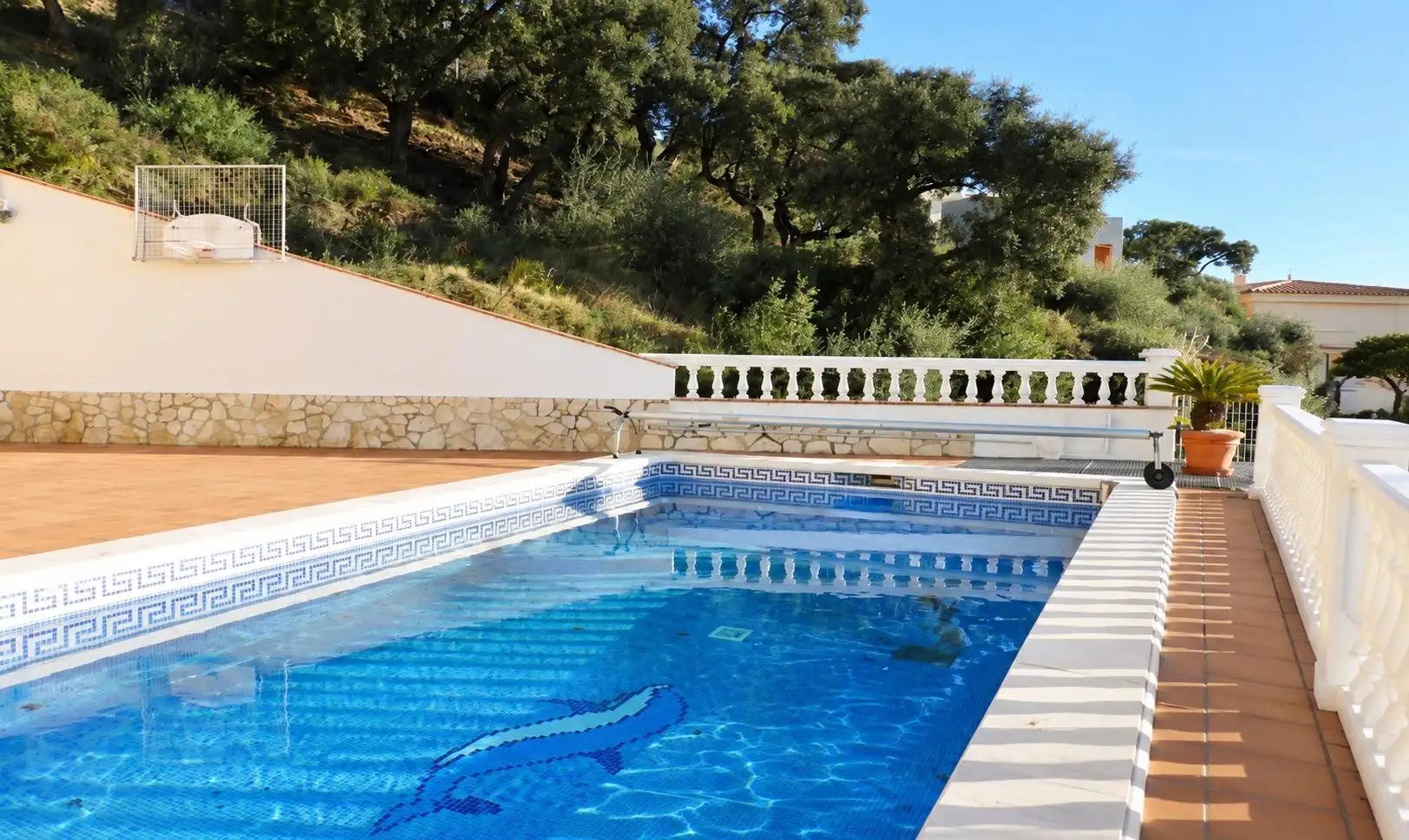 Piscina de Casa o xalet en venda en Roses amb Jardí privat, Terrassa i Balcó