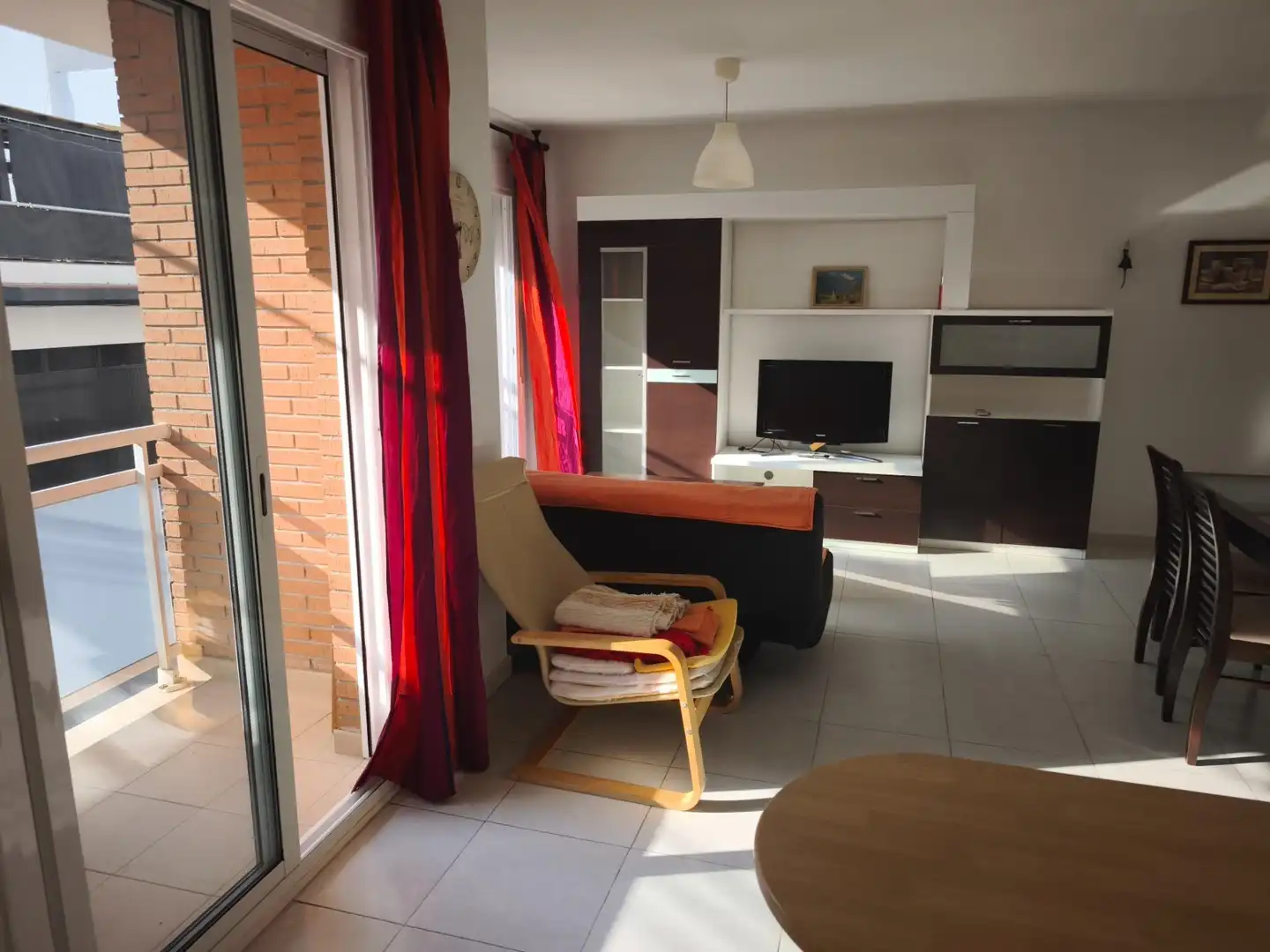 Sala de estar de Piso en venta en La Ràpita con Aire acondicionado, Calefacción y Amueblado