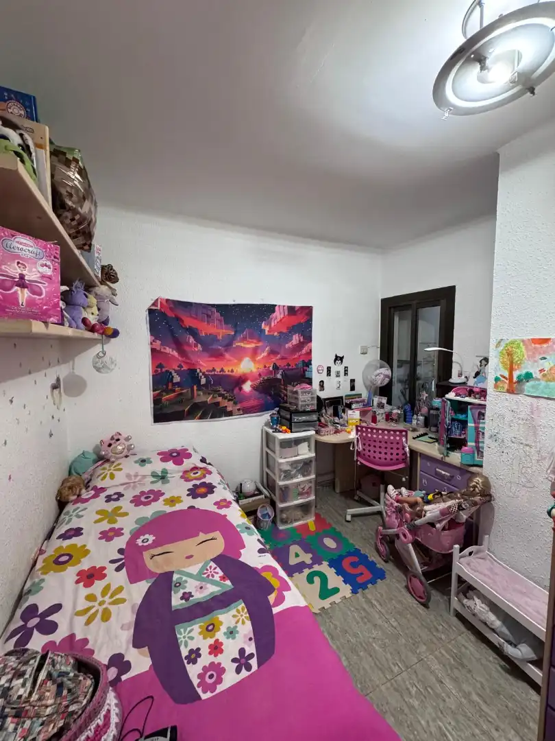Schlafzimmer von Wohnung zum Verkauf in Badalona mit Heizung, Möbliert und Ofen