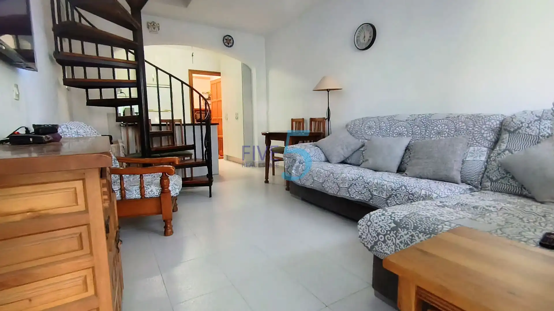Sala de estar de Casa adosada en venta en Torrevieja con Aire acondicionado, Calefacción y Terraza