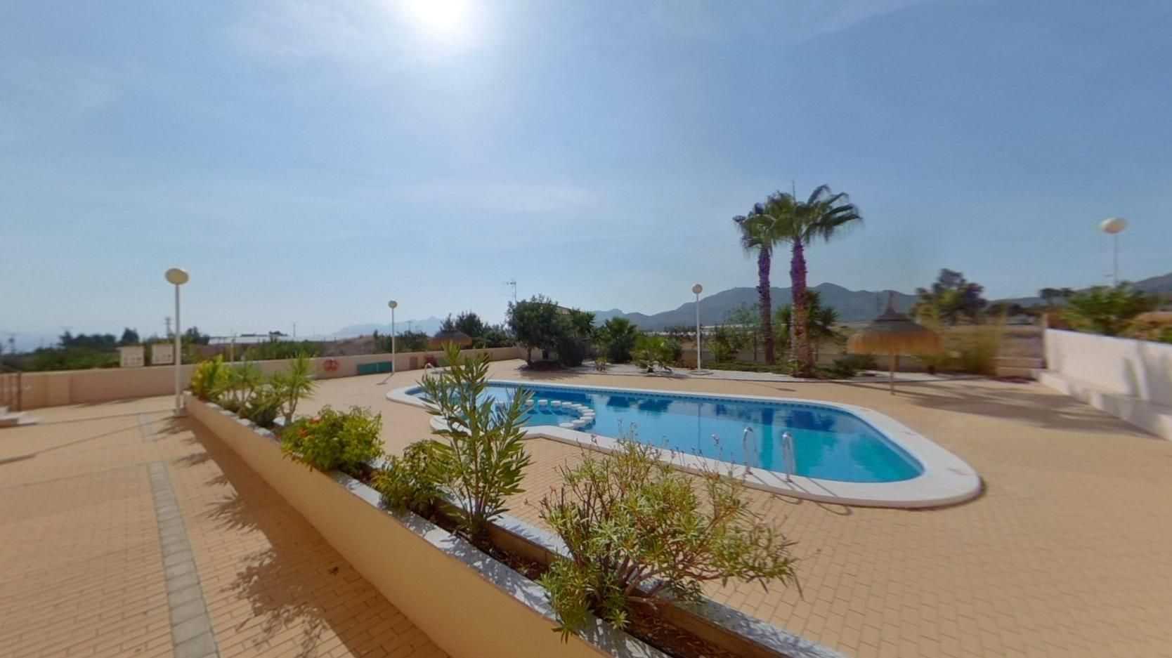 Piscina de Casa adosada en venta en Mazarrón con Piscina