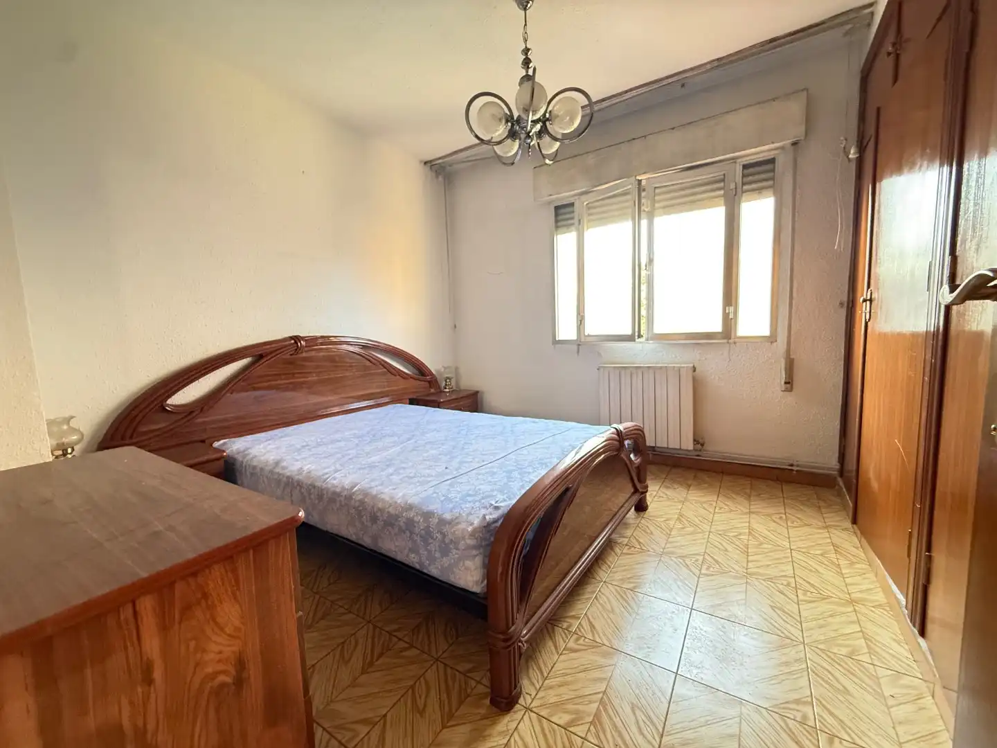 Bedroom of Flat for sale in  Madrid Capital  with Air Conditioner and Terrace