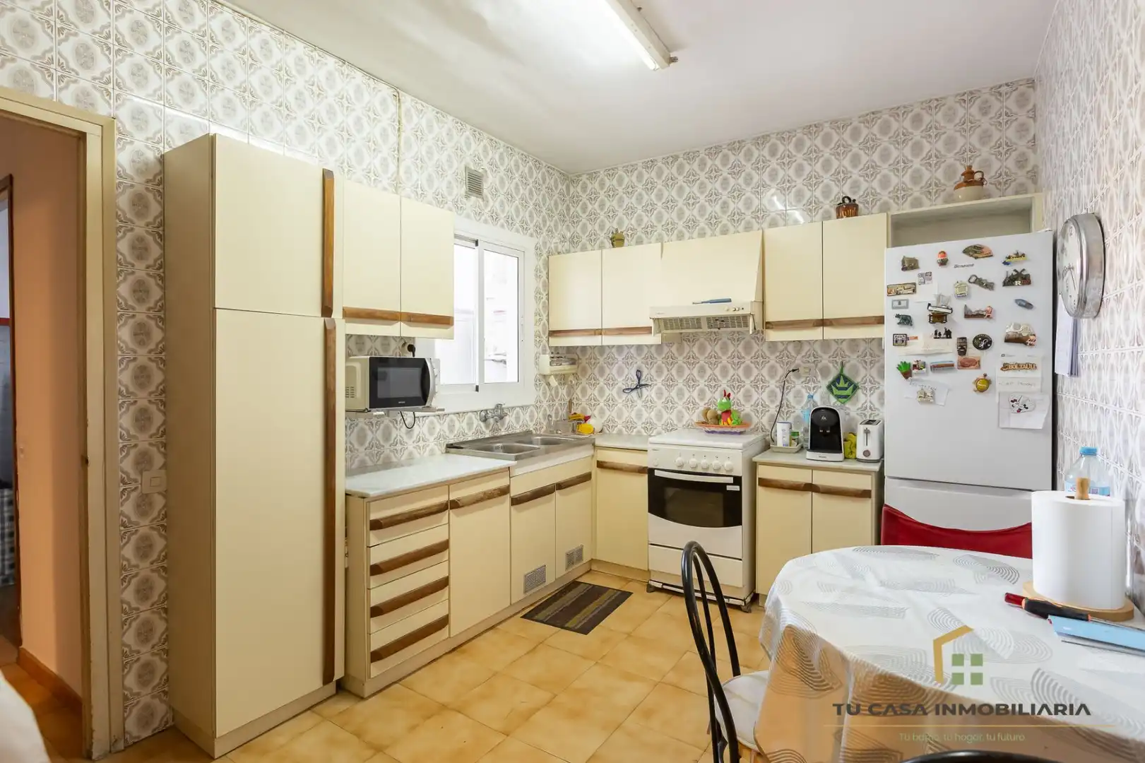 Küche von Wohnung zum Verkauf in Badalona mit Klimaanlage
