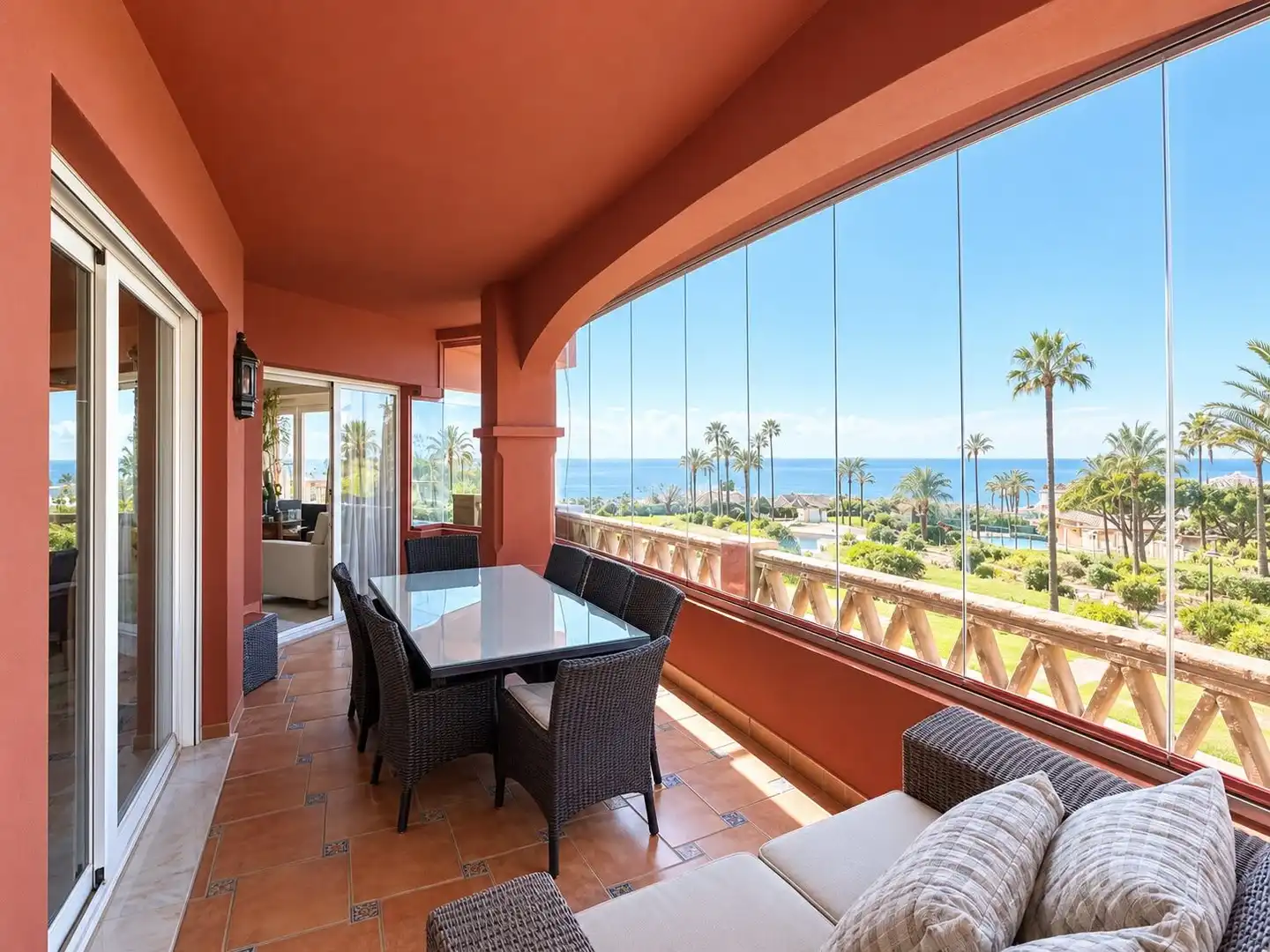 Terraza de Piso en venta en Elviria - Cabopino