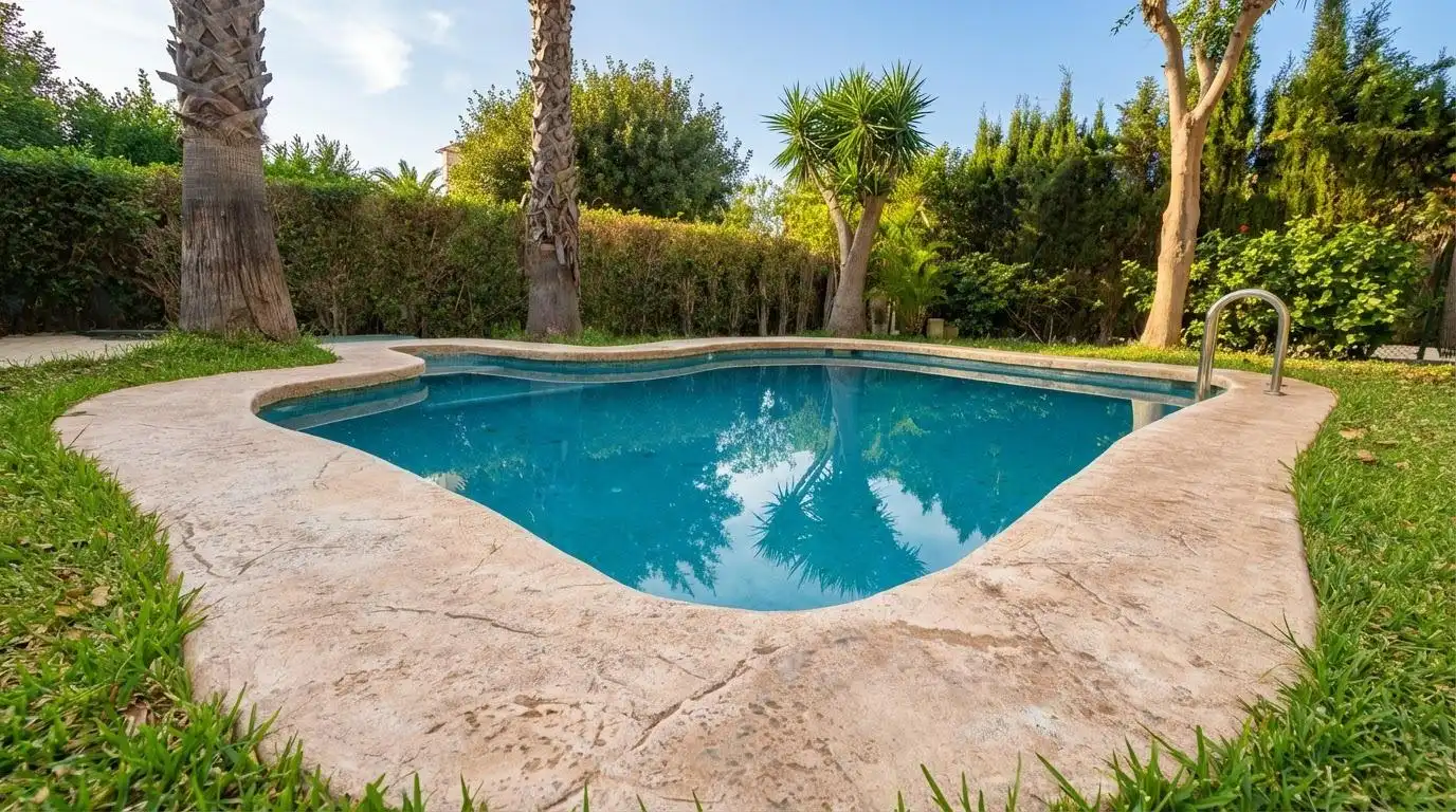 Piscina de Casa adosada en venta en Alicante / Alacant con Aire acondicionado, Jardín privado y Terraza