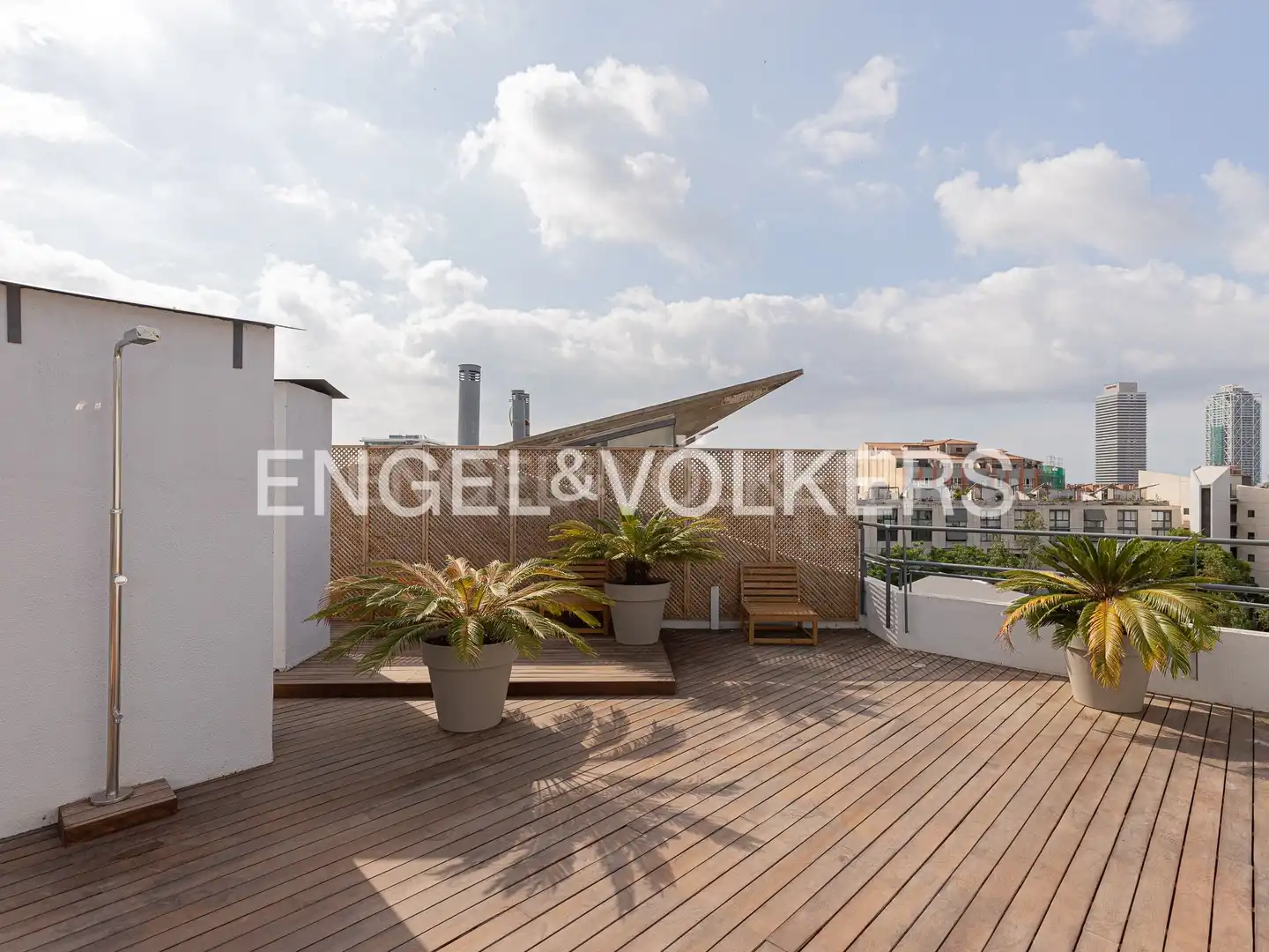 Terrace of Flat for rent in Sant Martí