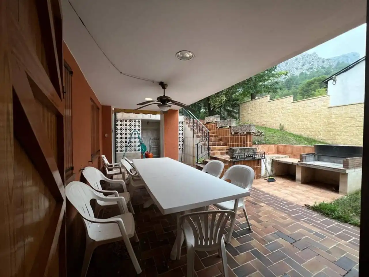 Terraza de Casa o chalet en venta en Muro de Alcoy con Aire acondicionado, Jardín privado y Piscina comunitaria