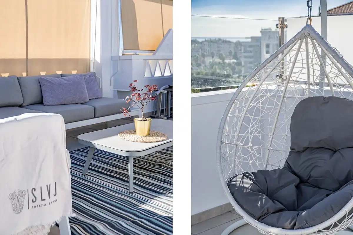 Terrassa de Àtic de lloguer en Marbella amb Aire condicionat, Calefacció i Terrassa