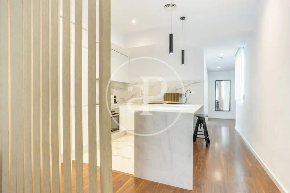 Cocina de Piso de alquiler en Valencia con Aire acondicionado, Calefacción y Amueblado