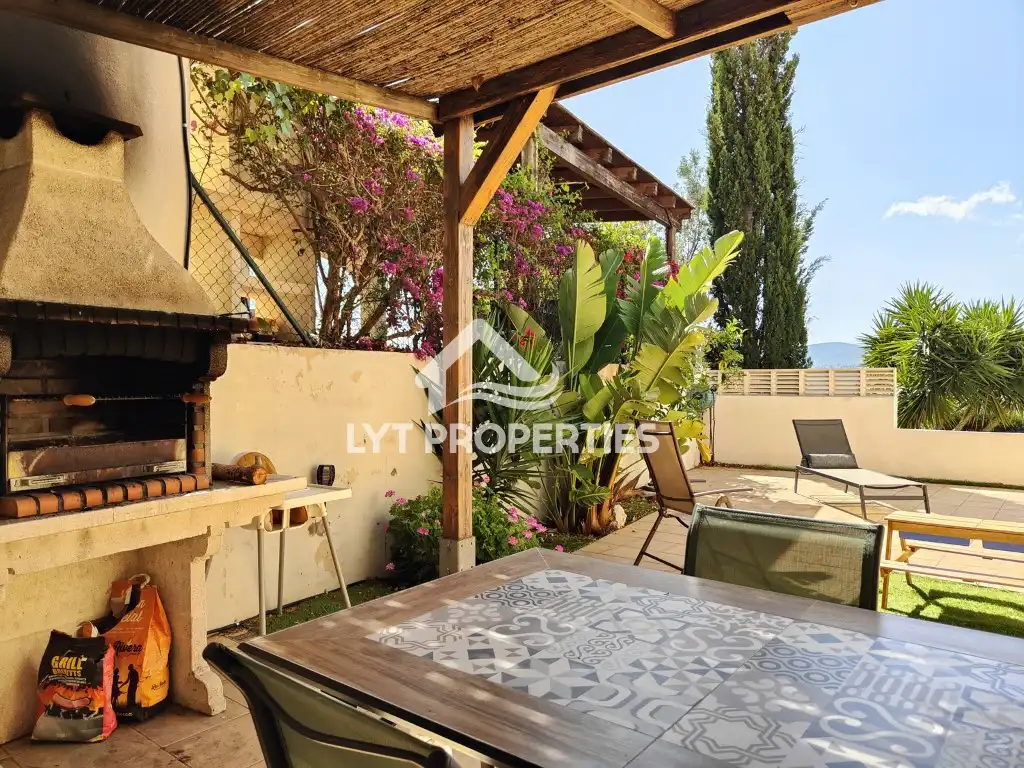 Exterior view of Detached homes for sale in Gata de Gorgos  with Air Conditioner, Heating and Swimming Pool