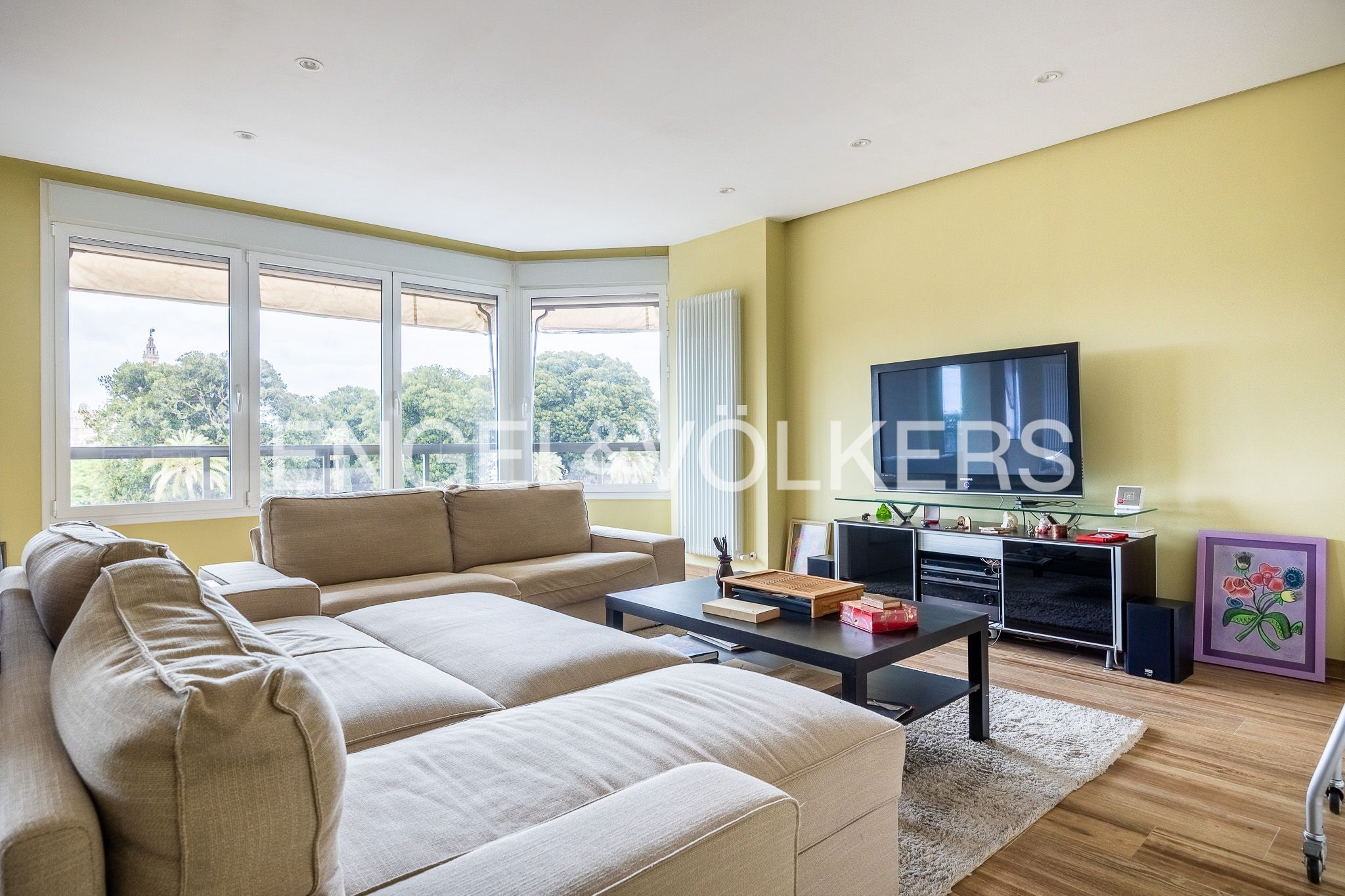 Sala de estar de Apartamento en venta en  Sevilla Capital con Aire acondicionado y Calefacción