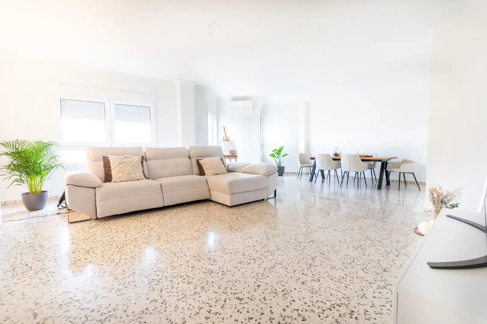 Sala de estar de Piso en venta en Abarán con Aire acondicionado