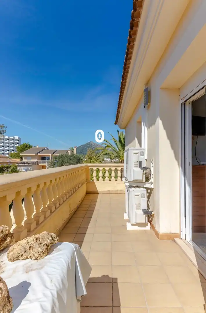 Terrassa de Casa o xalet en venda en Alcúdia amb Aire condicionat, Jardí privat i Terrassa