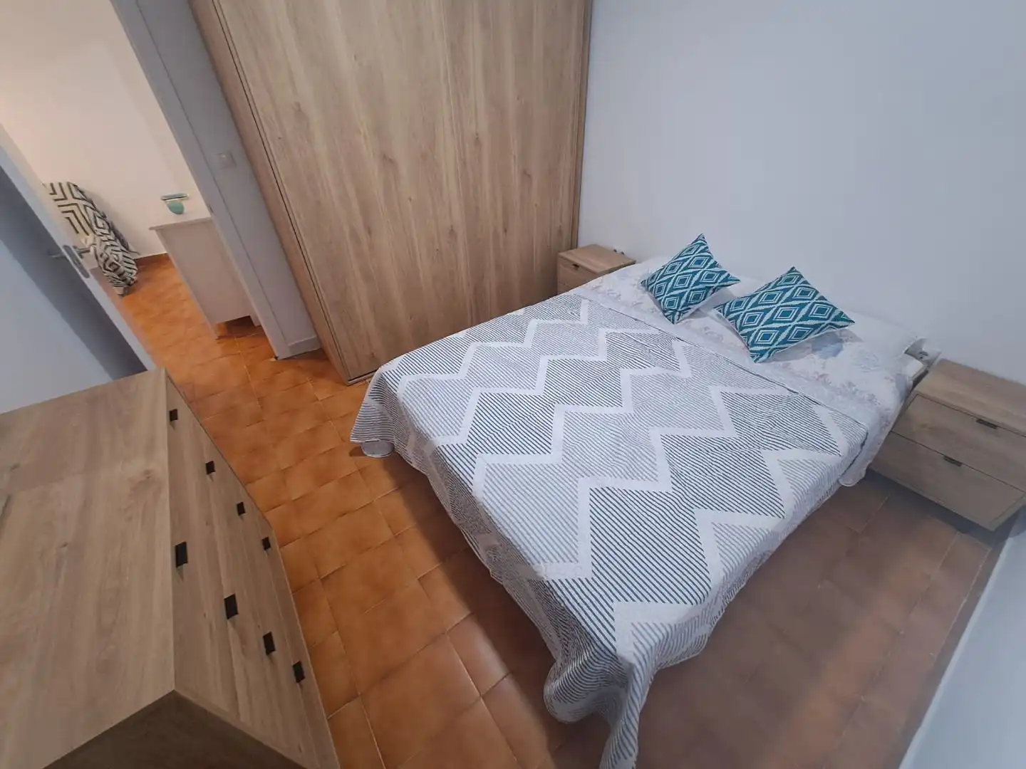 Bedroom of Flat for rent in Avenida Alemania-Italia