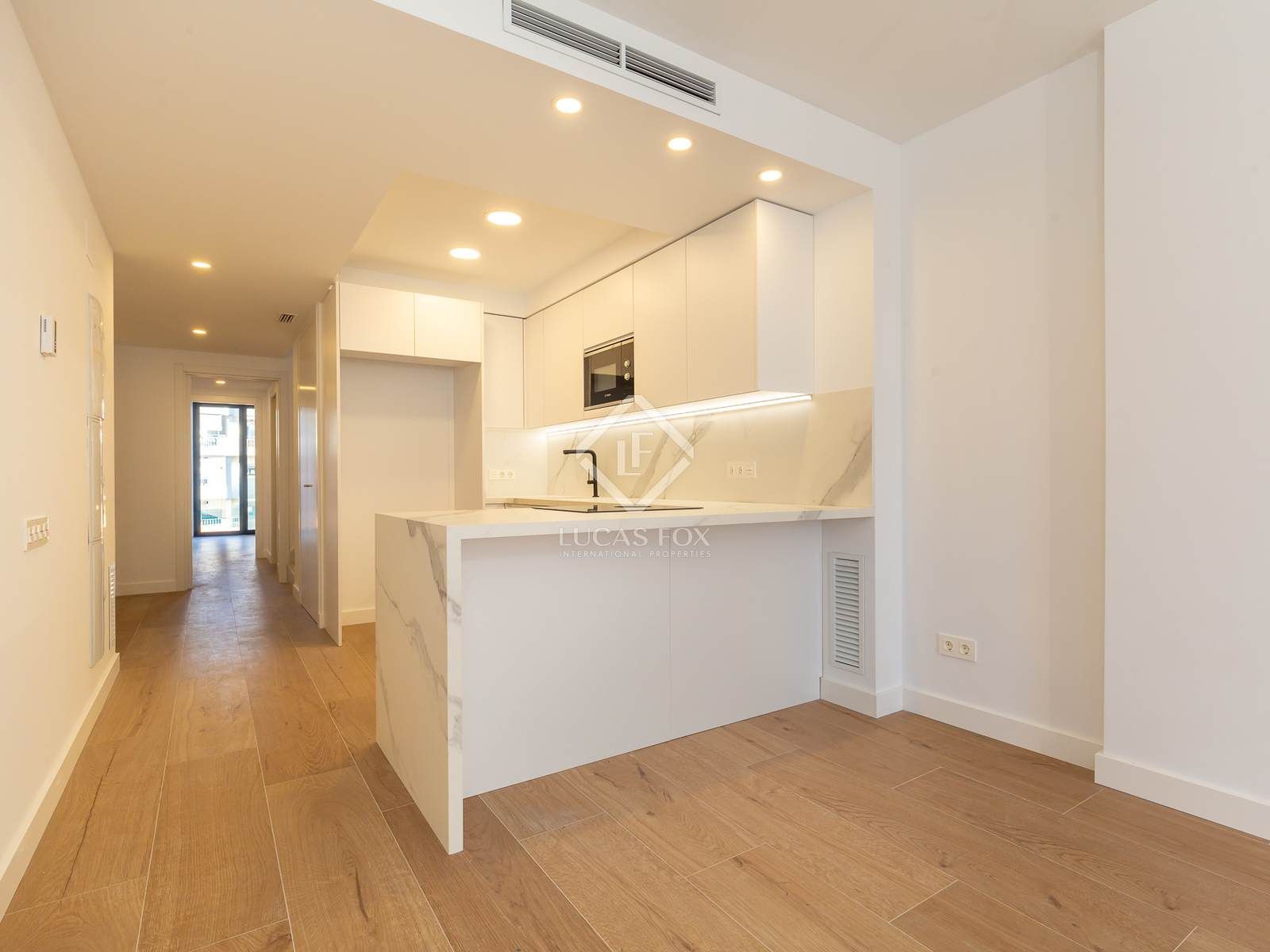 Kitchen of Attic for sale in Sant Feliu de Llobregat  with Air Conditioner, Heating and Parquet flooring