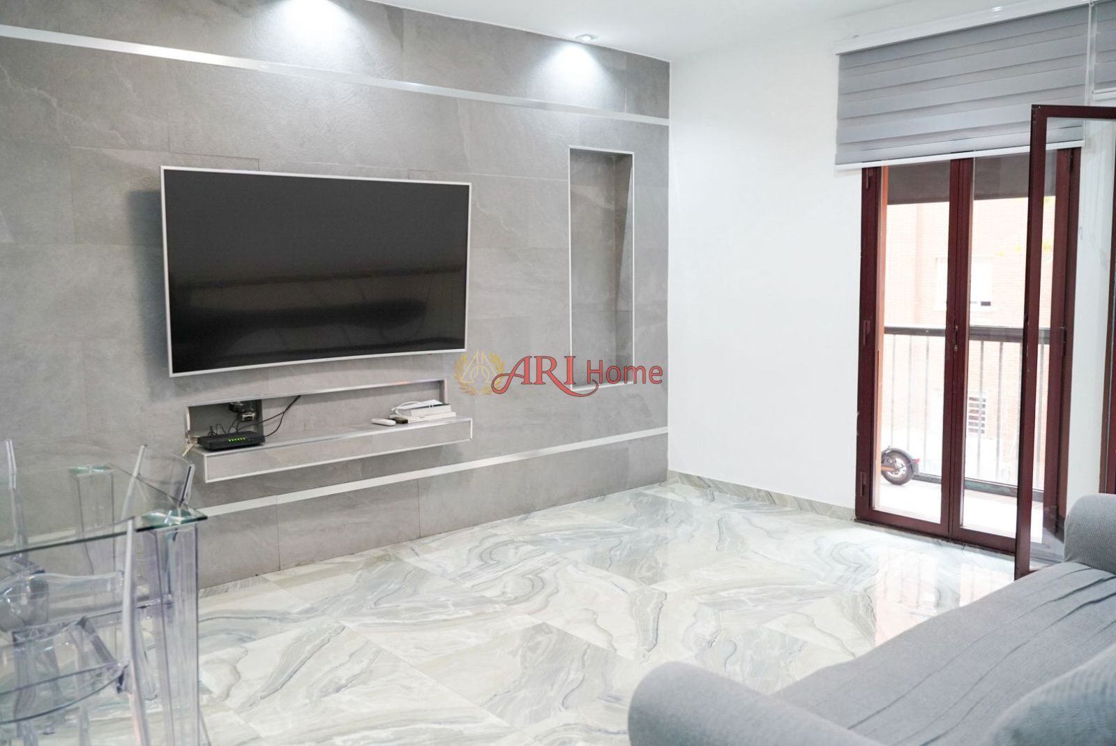 Living room of Flat for sale in  Madrid Capital  with Air Conditioner, Heating and Terrace