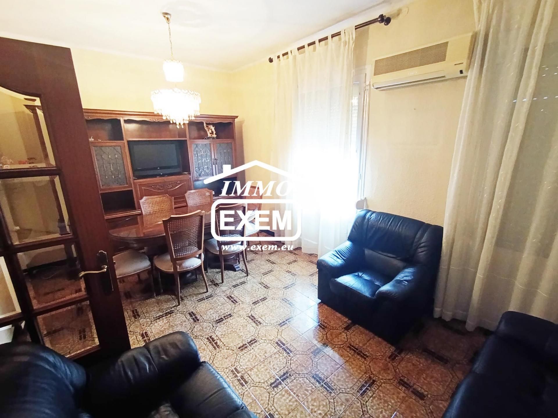 Living room of Single-family semi-detached for sale in  Lleida Capital  with Heating, Terrace and Furnished