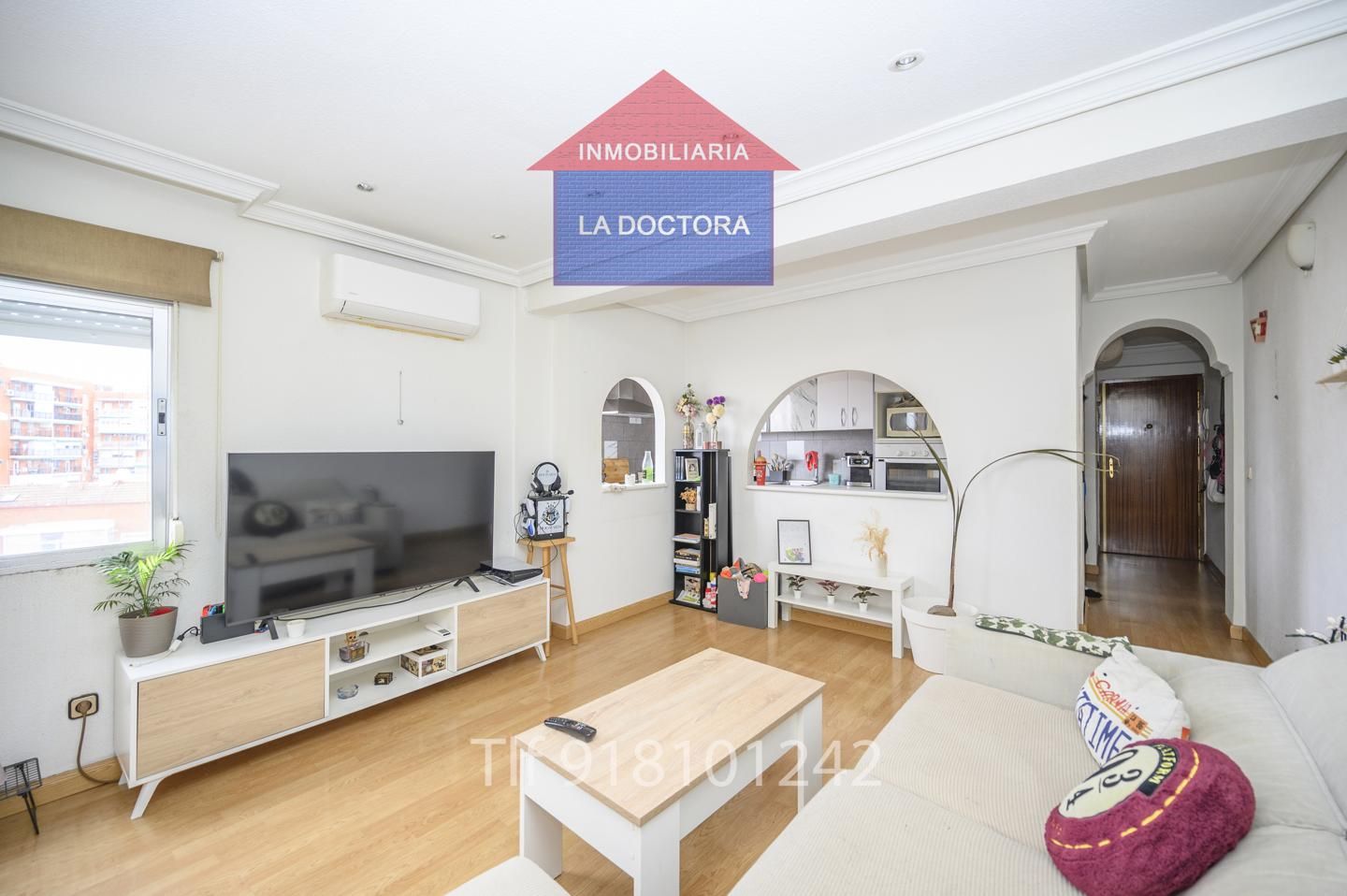 Sala d'estar de Pis en venda en Alcorcón amb Aire condicionat, Calefacció i Terrassa