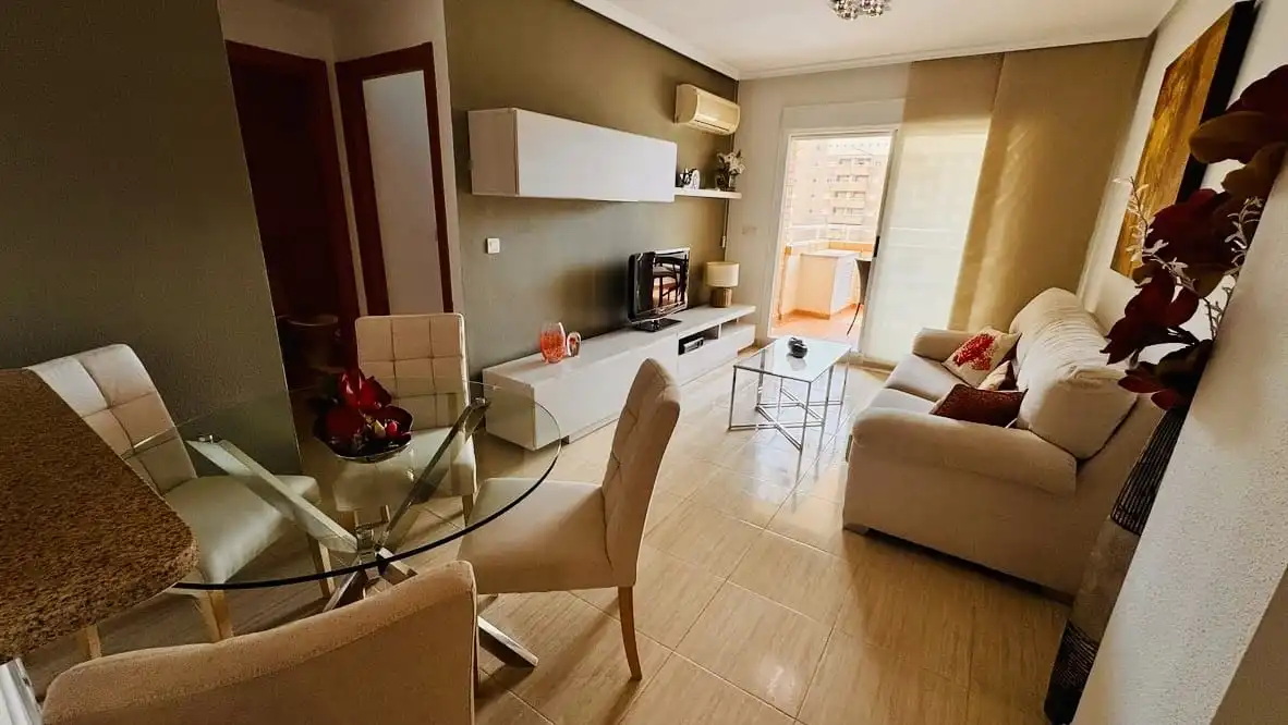 Living room of Apartments for sale in Oropesa del Mar / Orpesa  with Air Conditioner, Terrace and Storage room