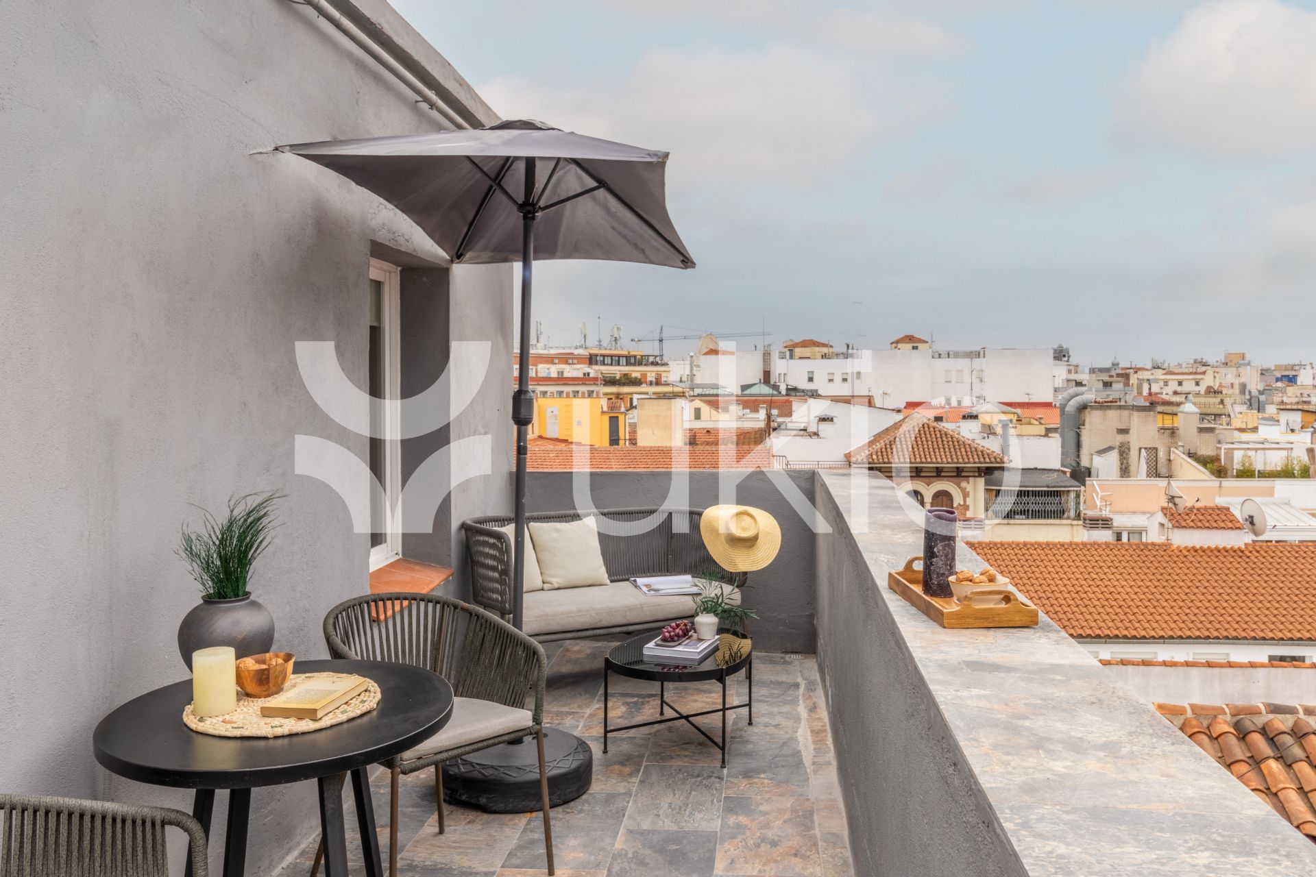 Terrace of Apartment to rent in  Madrid Capital  with Air Conditioner, Heating and Terrace