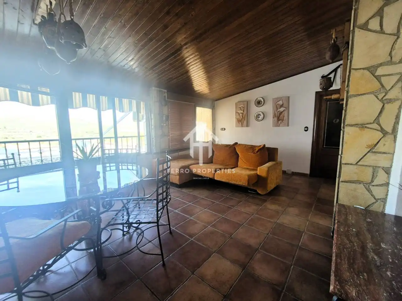 Sala de estar de Casa o chalet en venta en Salar con Aire acondicionado, Piscina y Amueblado